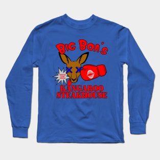 Big Boa's Kangaroo Steakhouse Long Sleeve T-Shirt